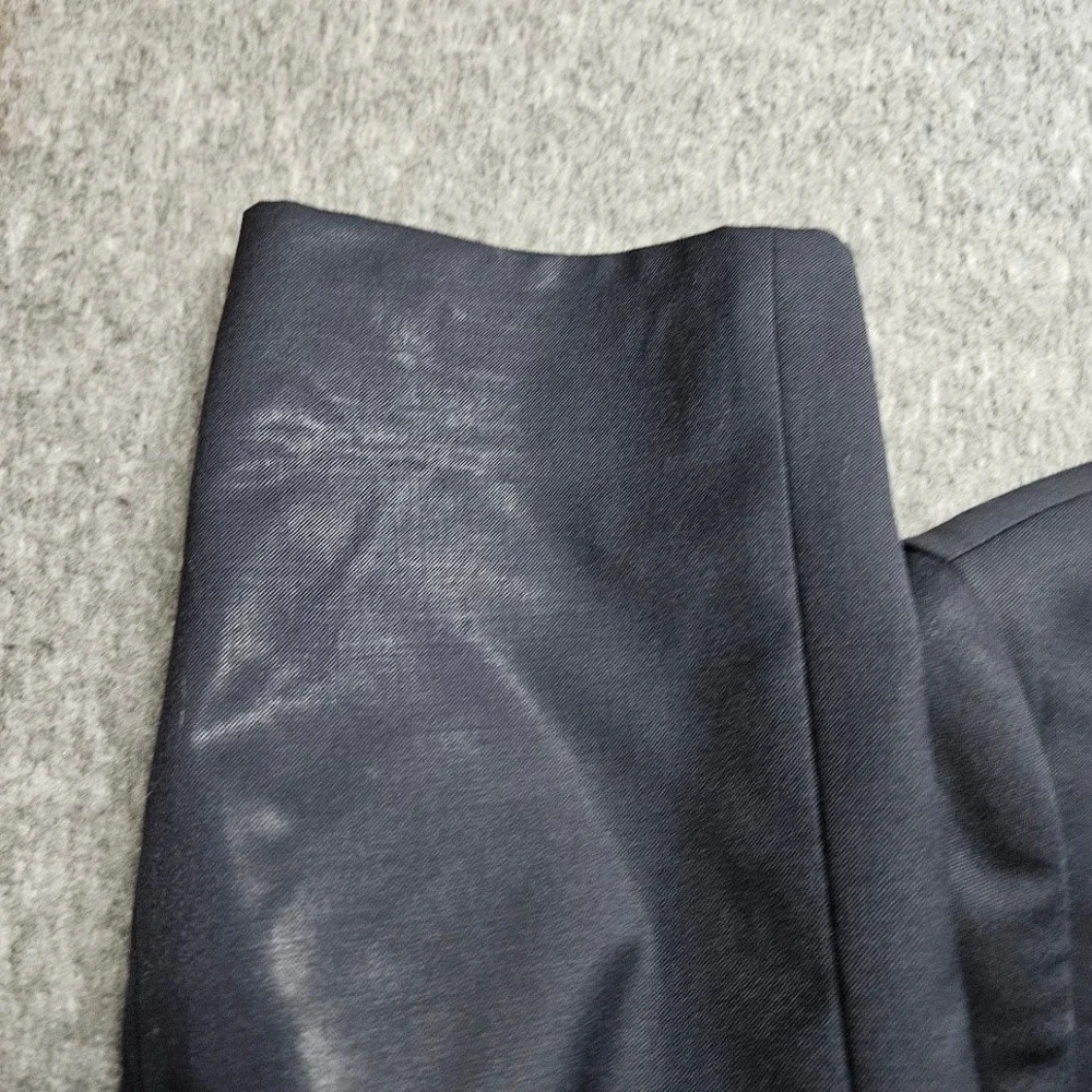 Lauren Ralph Lauren Suit Mens 44S Navy Blue 100% Wool 2-Piece Pleated Trousers